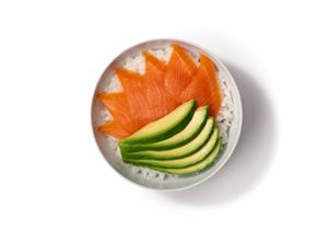 DONBURI SALMONE AVOCADO  360G