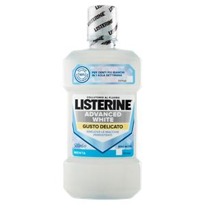 COLLUT.LISTERINE ADVANCED  500ML WHITE