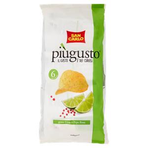 PATATINE MPK PIU'GUSTO 25GX6 LIME&PEPE