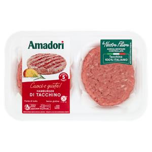 HAMBURGER DI TACCHINO AMADORI 160G