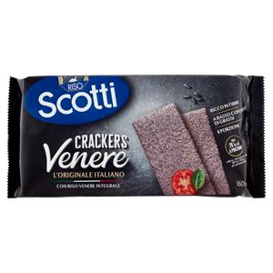 CRACKERS SCOTTI 160G C/RISO VENERE