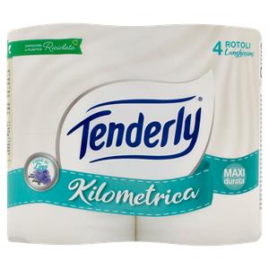 CARTA IGIENICA X4 TENDERLY  KILOMETRECA