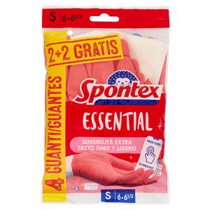 GUANTI ESSENTIAL 1+1 SPONTEX  TG.S