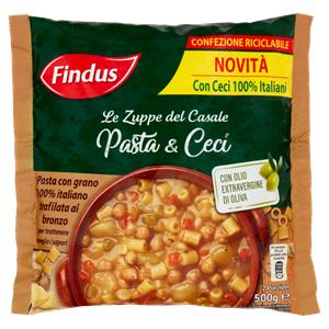 ZUPPA DEL CASALE PASTA&CECI FINDUS 500 G