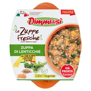 ZUPPA CON LENTICCHIE/RAPE620gDIMMIDISI