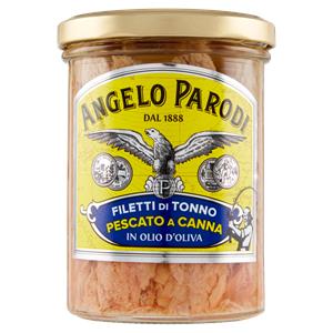 FILETTI DI TONNO O.O. PARODI 380G VASO