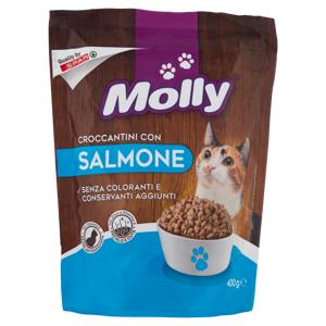 CROCCANTINI GATTO MOLLY 400GR SALMONE