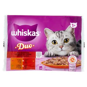 WHISKAS DUO MIX GUSTOSO 4X85G MA/PO/AN