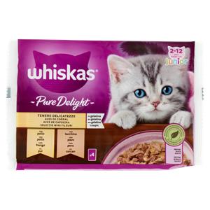 WHISKAS PURE DELIGHT T/DEL. JUNIOR 4X85G