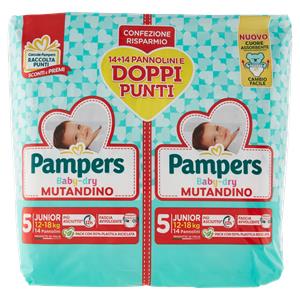 PAMPERS BABY DRY DUO MUT. JUNIOR X28