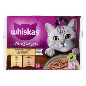 WHISKAS PURE DELIGHT TENE.DELICAT. 4X85G