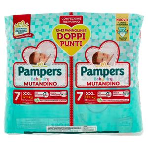 PAMPERS BABY DRY DUO MUT. XXL X26