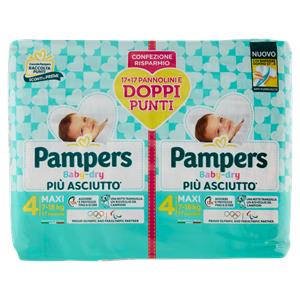 PAMPERS BABY DRY DUO MAXI X34