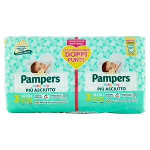 PAMPERS BABY DRY DUO MIDI X40