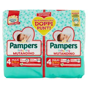 PAMPERS BABY DRY DUO MUT. MAXI X32