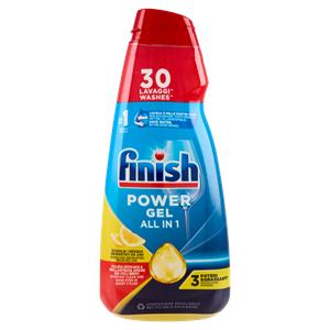 Finish Power Gel Lemon gel lavastoviglie 30 lavaggi 600 ml