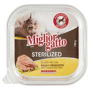 MIGLIOR GATTO STERIL POLLO&PROSCIUT 100G