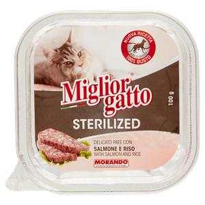 MIGLIOR GATTO STERIL SALMONE&RISO 100GR