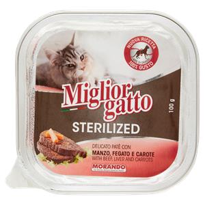 MIGLIOR GATTO STERIL FEGATO&CAROTE 100G