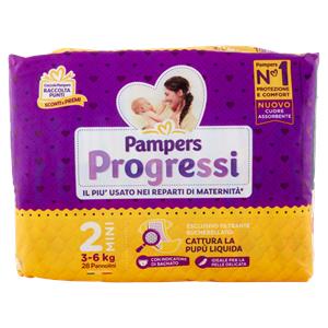 PAMPERS PROGRESSI MINI 3-6KG X28PZ