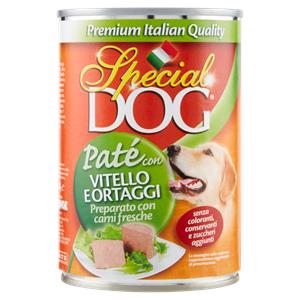 SPECIAL DOG PATE' VITELLO E VERDURE 400G