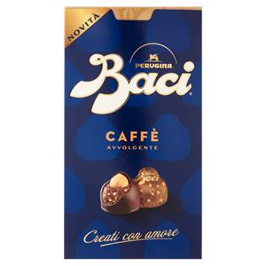 BACI PERUGINA Caffè Cioccolatini Fondenti ripieni al gusto di Caffè scatola 200 g