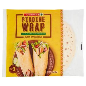 PIADA WRAP C/OLIO OLIVA DESPAR 330G