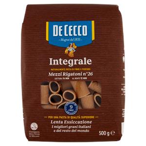 MEZZI RIGATONI N26 DE CECCO 500G INTEGRA