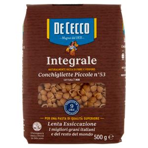 CONCHIGLIETTE N53 DE CECCO 500G INTEGRAL