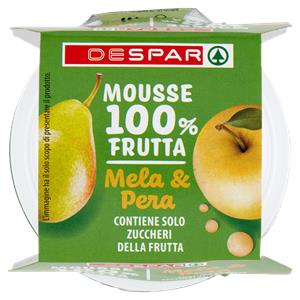 MOUSSE DI MELA/PERA 100g x2 DESPAR