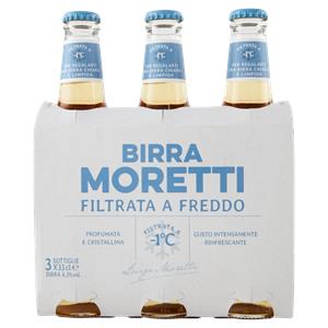 BIRRA MORETTI 33CLX3 FILTRATA A FREDDO