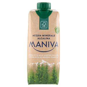 ACQUA MINERAL.ALCALINA MANIVA 50CL BRICK