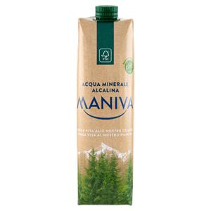 ACQUA MINERALE ALCALINA MANIVA 1LT BRICK