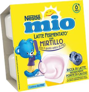 MERENDA LATTE FERMENT.MIRTILLO  4X100G