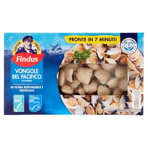 VONGOLE DEL PACIFICO GUSCIO FINDUS 400G