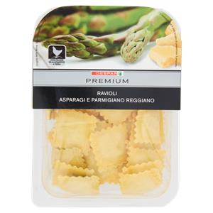 RAVIOLI ASPARAGI E GRANA PREMIUM 250 G