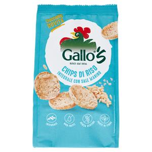 CHIPS DI RISO GALLO 40G INT./SALE MARINO