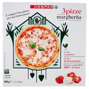 PIZZA MARGHERITA DESPAR 320G X3