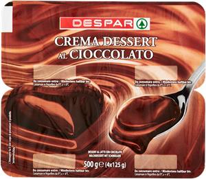 CREMA DESSERT DESPAR 125GX4 CIOCCOLATO