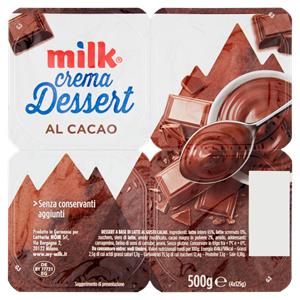 DESSERT  CREMA AL CIOCCOL.MILK  x4  125g