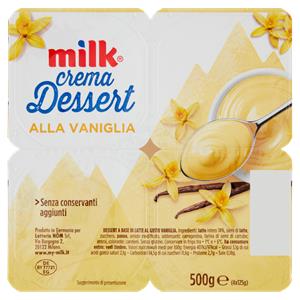 DESSERT  CREMA ALLA VANIG.MILK  x4  125g