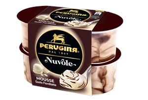 PERUGINA Nuvole Mousse gusto Fiordilatte 4 x 60 g