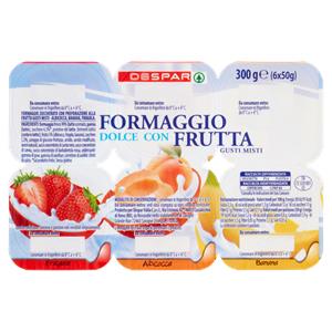 FORMAGGIO FRESCO DESPAR 50GX6 FRUTTA