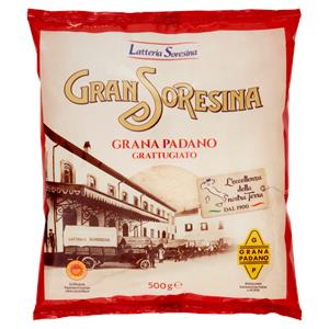 GRANA PADANO SORESINA 500G GRATTUG.