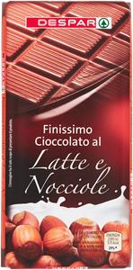 TAVOLET.CIOCC.DESPAR 100G LATTE NOCCIOLE