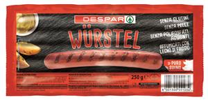 WURSTEL PURO SUINO DESPAR 250G