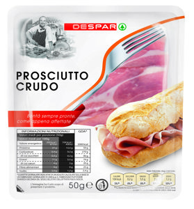 PROSC.CRUDO  DESPAR FRESCHI IN TAV. 50G