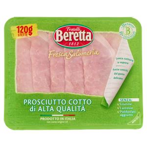 PROSCIUTTO COTTO AFF. BERETTA 120G