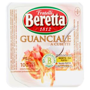 GUANCIALE CUBETTI BERETTA 100 gr