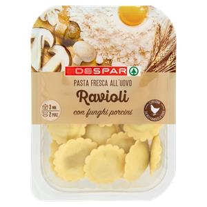 RAVIOLI FRES.DESPAR 250G FUNGHI PORCINI